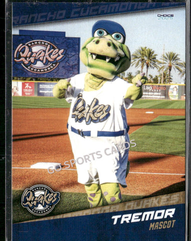 2025 Rancho Cucamonga Quakes Crazy J Aftershock Tremor Mascot