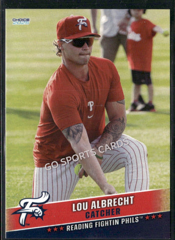 2025 Reading Fightin Phils 3rd Lou Albrecht