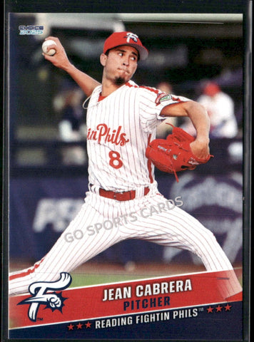 2025 Reading Fightin Phils 3rd Jean Cabrera