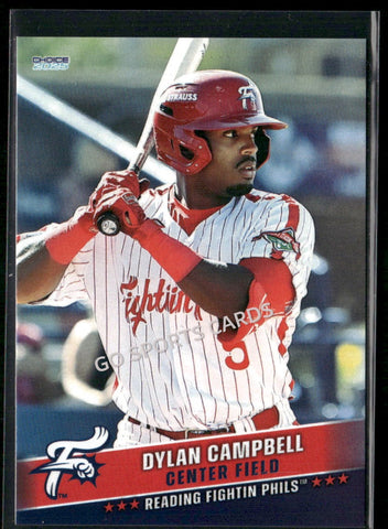 2025 Reading Fightin Phils 3rd Dylan Campbell