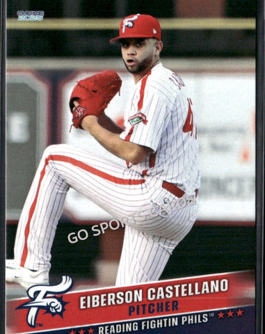 2025 Reading Fightin Phils 3rd Eiberson Castellano