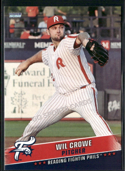 2025 Reading Fightin Phils 3rd Wil Crowe