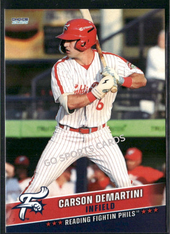 2025 Reading Fightin Phils 3rd Carson Demartini