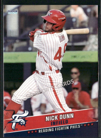 2025 Reading Fightin Phils 3rd Nick Dunn