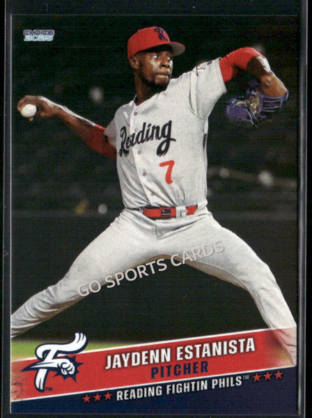 2025 Reading Fightin Phils 3rd Jaydenn Estanista