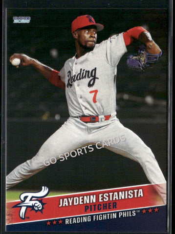 2025 Reading Fightin Phils 3rd Jaydenn Estanista