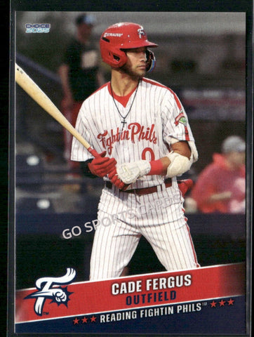 2025 Reading Fightin Phils 3rd Cade Fergus
