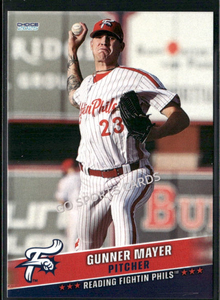 2025 Reading Fightin Phils 3rd Gunner Mayer