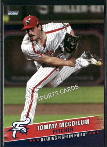 2025 Reading Fightin Phils 3rd Tommy McCollum
