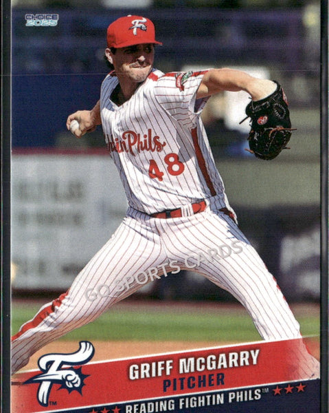 2025 Reading Fightin Phils 3rd Griff McGarry
