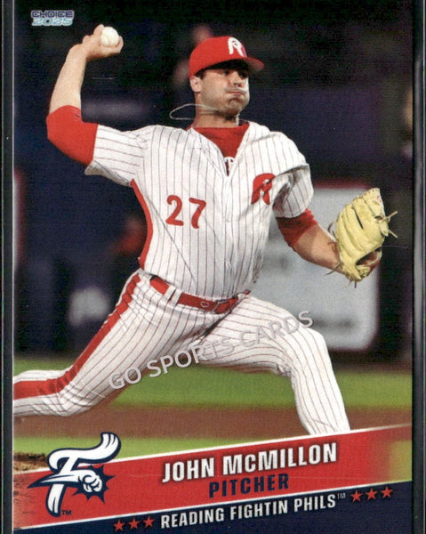 2025 Reading Fightin Phils 3rd John McMillon