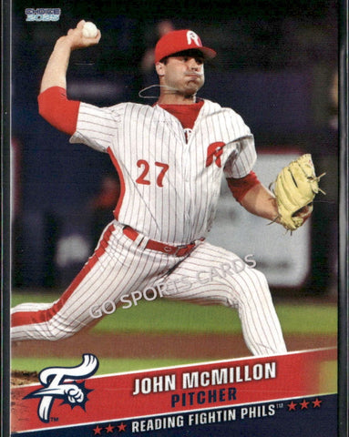 2025 Reading Fightin Phils 3rd John McMillon