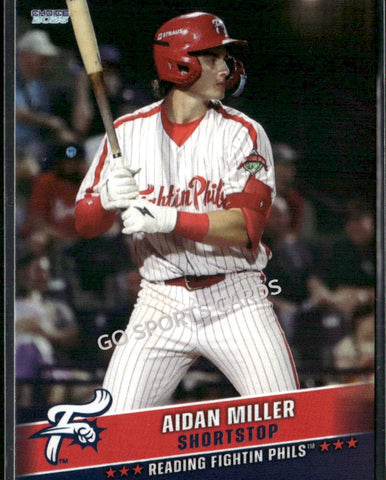 2025 Reading Fightin Phils 3rd Aidan Miller