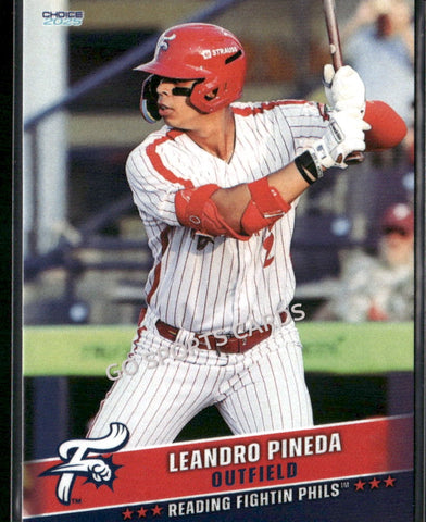 2025 Reading Fightin Phils 3rd Leandro Pineda