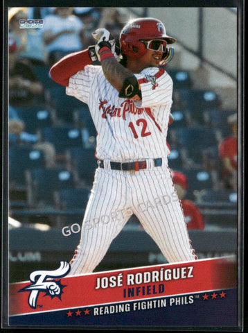 2025 Reading Fightin Phils 3rd Jose Rodriguez