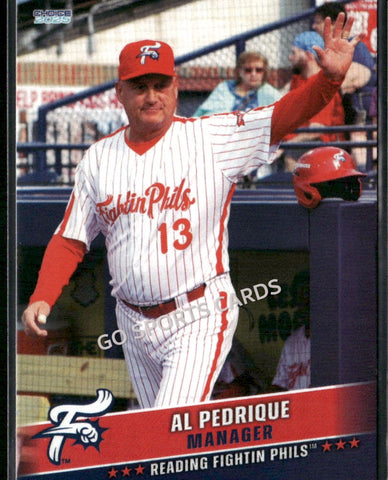 2025 Reading Fightin Phils 3rd Al Pedrique