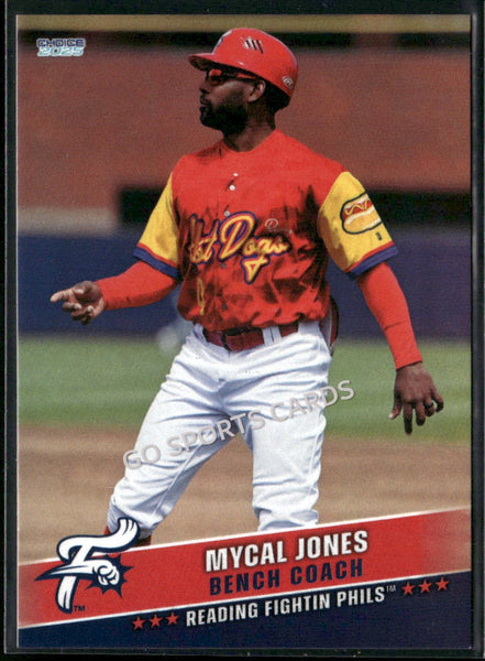 2025 Reading Fightin Phils 3rd Mycal Jones