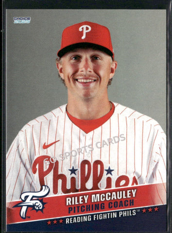 2025 Reading Fightin Phils 3rd Riley McCauley