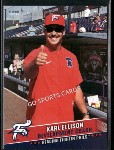2025 Reading Fightin Phils 3rd Karl Ellison