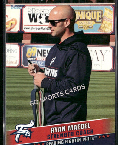 2025 Reading Fightin Phils 3rd Ryan Maedel