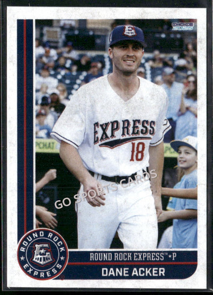 2025 Round Rock Express Dane Acker