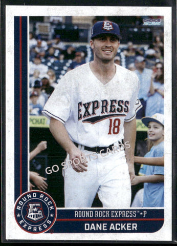 2025 Round Rock Express Dane Acker