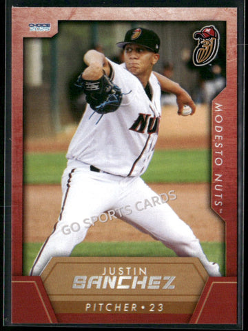 2025 Modesto Nuts Justin Sanchez
