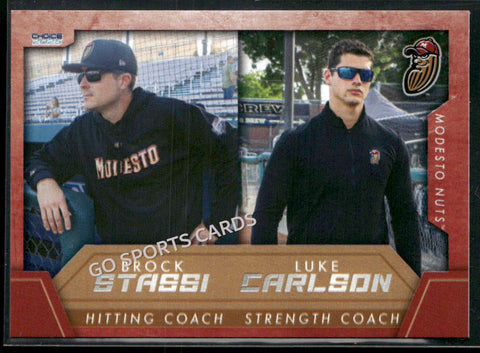 2025 Modesto Nuts Brock Stassi Luke Carlson