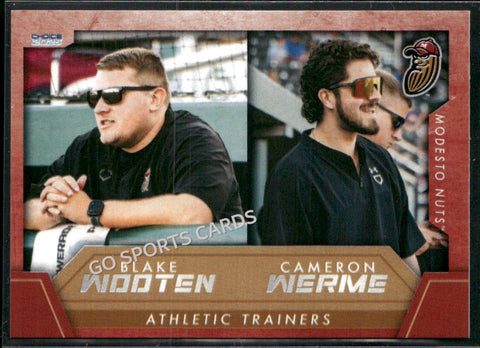 2025 Modesto Nuts Blake Wooten Cameron Werme
