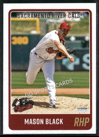 2025 Sacramento River Cats Mason Black