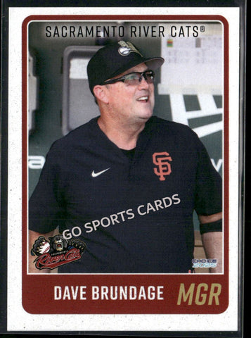 2025 Sacramento River Cats Dave Brundage