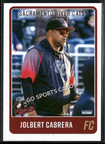 2025 Sacramento River Cats Jolbert Cabrera