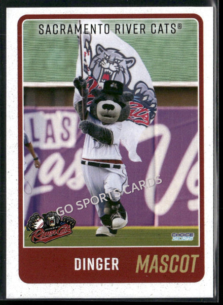 2025 Sacramento River Cats Dinger Mascot