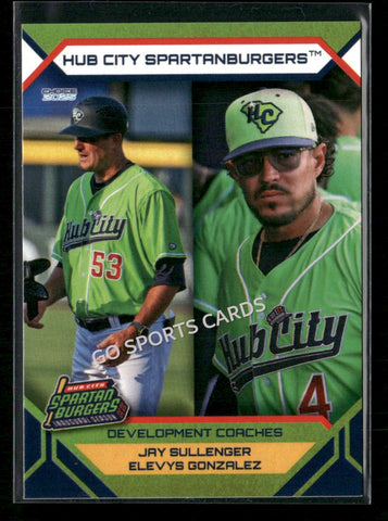 2025 Hub City Spartanburgers Jay Sullenger Elevys Gonzalez
