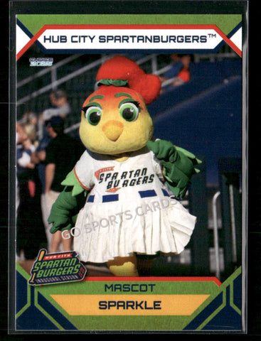 2025 Hub City Spartanburgers Sparkle Mascot