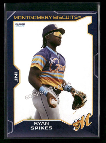 2025 Montgomery Biscuits Ryan Spikes