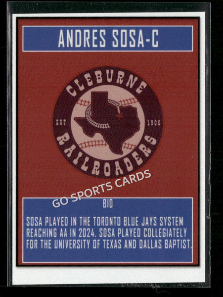 2025 Cleburne Railroaders Andres Sosa