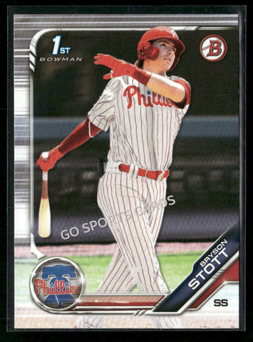 2019 Bowman Draft 1st Bryson Stott #BD-79 RC Rookie