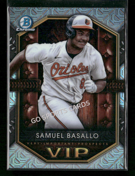 2025 Bowman VIP Very Important Prospects Mojo Refractor Samuel Basallo #VIP-4 RC