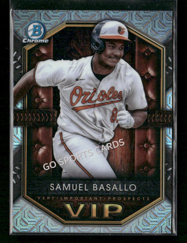 2025 Bowman VIP Very Important Prospects Mojo Refractor Samuel Basallo #VIP-4 RC