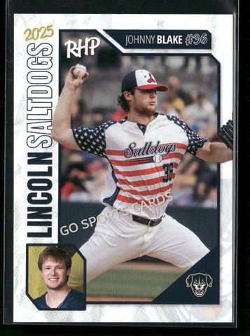 2025 Lincon Saltdogs Johnny Blake
