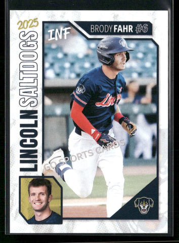 2025 Lincon Saltdogs Brody Fahr
