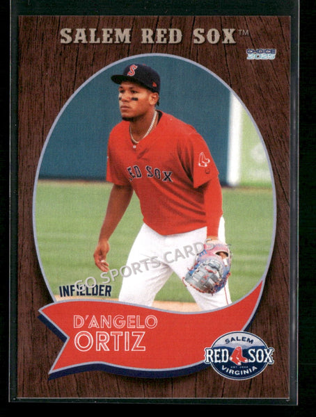 2025 Salem Red Sox Update D'Angelo Ortiz
