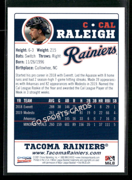 2021 Tacoma Rainiers Cal Raleigh