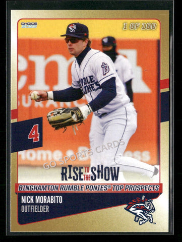 2025 Binghamton Rumble Ponies Rise to the Show GOLD Nick Morabito
