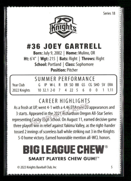 2023 Corvallis Knights Joey Gartrell