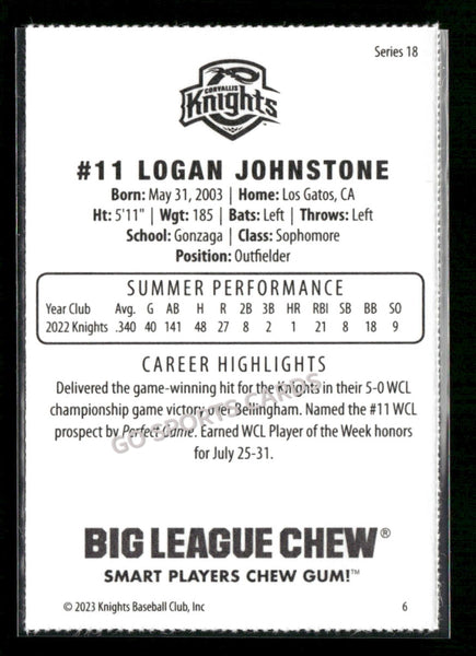 2023 Corvallis Knights Logan Johnstone