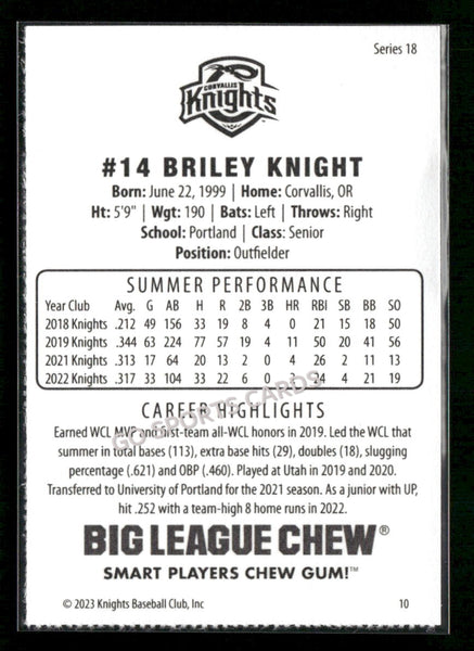 2023 Corvallis Knights Briley Knight