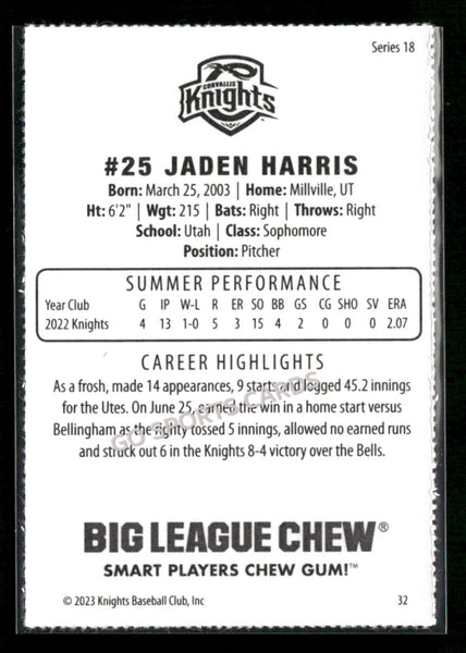 2023 Corvallis Knights Jaden Harris