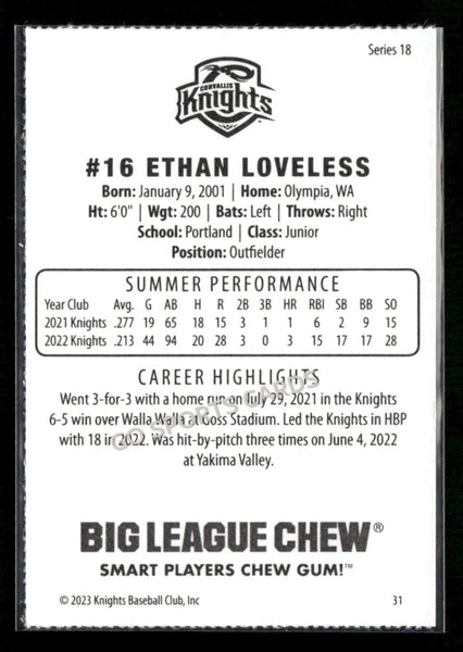 2023 Corvallis Knights Ethan Loveless